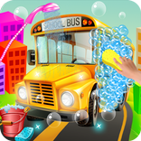 Kids School Bus Wash Salon