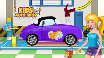Kids Auto Shop & Car Wash Affiche