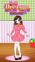 Girls Dressup Simulator পোস্টার