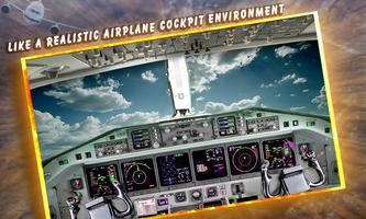 Avion Driving Simulator Affiche