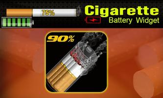 Cigarette Battery Widget Affiche