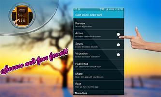 Gold Door Lock Prank capture d'écran 2