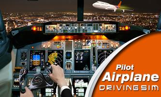 Pilot Airplane Driving Sim Affiche