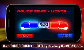 Police Siren & Lights Prank پوسٹر