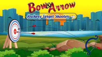 Bow and Arrow - Archery Target poster