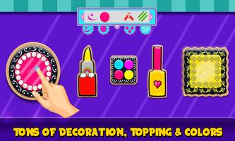 Princess Makeup Cookies maker! Jeu de cuisine pour capture d'écran 3