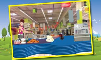 Supermarket boy food shopping captura de pantalla 3