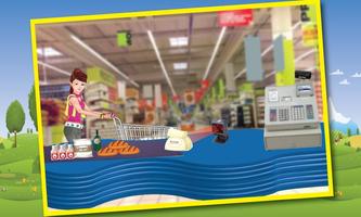 Supermarket boy food shopping capture d'écran 3