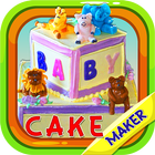 Baby Block cake maker kids fun icon
