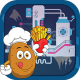 Potato Fries & Chips Factory-icoon