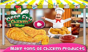 Deep Fry Chicken Cooking Game পোস্টার