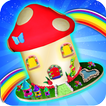 Magic Fairy Mushroom House Cak