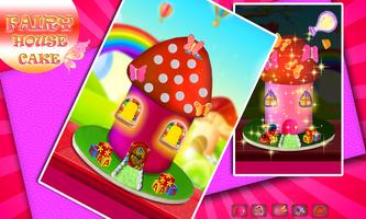 Magic Fairy Nấm House Cake Mak ảnh chụp màn hình 1