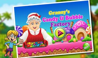 Granny's Gum & Candy factory-poster