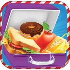 Kids school lunch food maker APK download