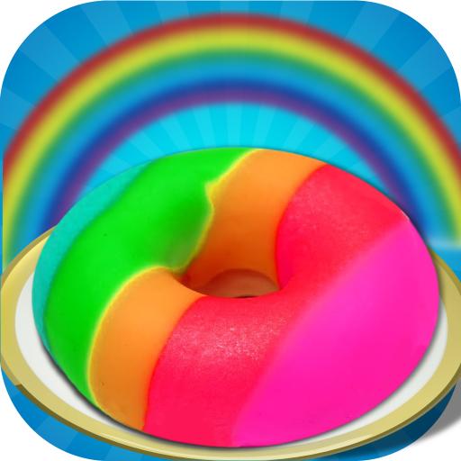 DIY彩虹甜甜圈製造商沙龍