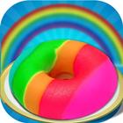 DIY Rainbow Donut Maker Salon آئیکن