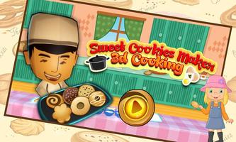 Sweet Cookies Maker 3D cooking poster