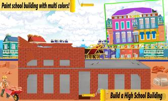 Build High School Building: Construction Simulator screenshot 2