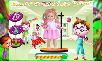 Doll Factory – Cute Toy Making & Builder Games Sim capture d'écran 2