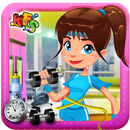 Girls Fat To Fit Gym Workout: Body fitness Game APK