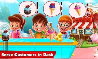 आइसक्रीम शंकु कपकेक फैक्टरी: कैंडी निर्माता खेल स्क्रीनशॉट 1