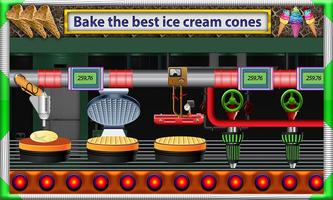 Ice Cream Cone Factory: Dessert Biscuit Maker capture d'écran 1