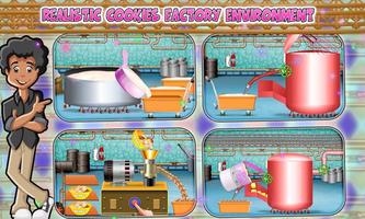 Erdnussbutter cookies Fabrik Plakat