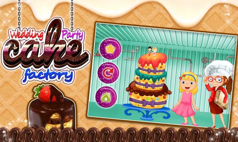 Chocolate Wedding Cake Factory :Dessert Maker Game para Android - Download