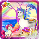Unicorn Makeover & Wash Salon APK