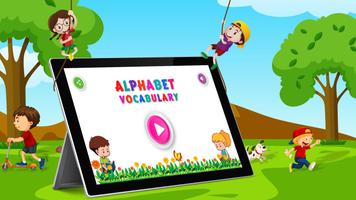Basic Alphabets Vocabulary poster