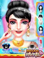 Indian Royal Wedding Salon - Makeover Girl Game capture d'écran 2