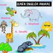 Speak english words animals