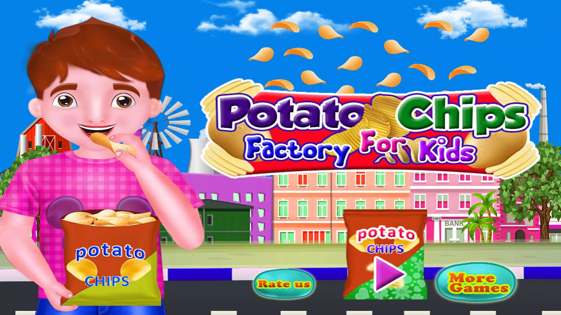 Tải Xuống Apk Nhà Máy Khoai Tây Chiên Cho-Trẻ Em Nhà Máy Tròchơi Cho Android