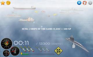 Silent Submarine 2 Sea Battle! اسکرین شاٹ 2