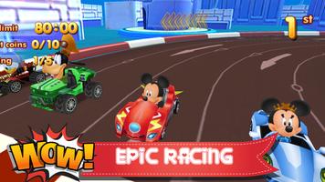 Mickey Kart Racing постер