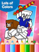 برنامه‌نما Coloring Books for minecraft عکس از صفحه