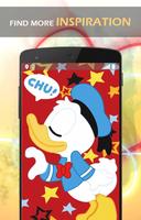 Adorable Donald Duck Wallpaper Cartaz