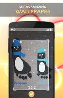 Penguin Chick Footprint Art Ideas постер