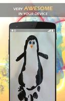 Penguin Chick Footprint Art Ideas Ekran Görüntüsü 1