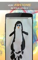 Penguin Chick Footprint Art Ideas تصوير الشاشة 1