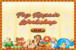 Toy Repair Workshop kids Game Cartaz