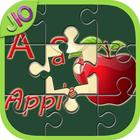 ABC Flash Card Learning Puzzle أيقونة