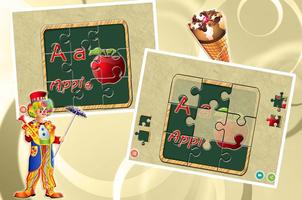 ABC Flash Card Learning Puzzle screenshot 1