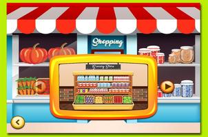 Kids Supermarket Store Game syot layar 1