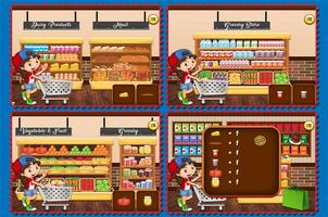 Kids Supermarket Store Game capture d'écran 2