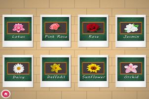 Kids Flower Names Jigsaw Game imagem de tela 1