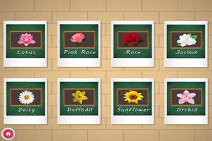 Kids Flower Names Jigsaw Game تصوير الشاشة 1