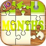 Pre School Learn Months Game أيقونة