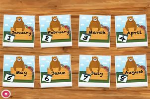 Pre School Learn Months Game تصوير الشاشة 1